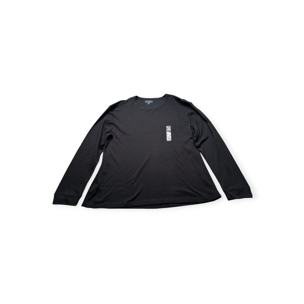 Clubroom Mens Long Sleeve T-Shirt Black Size XXL Regular‎ Fit Casual NWT (364)